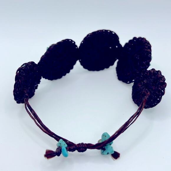 Mosaic Turquoise Stone Bracelet - Picture 12 of 12